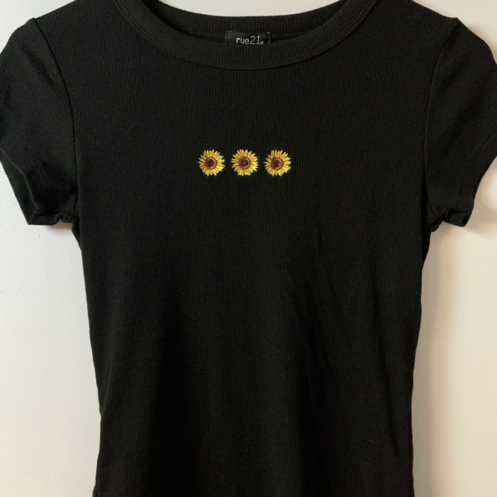 Black Sunflower Shirt